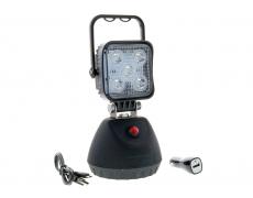 Magnetic rechargeable LED work lamp